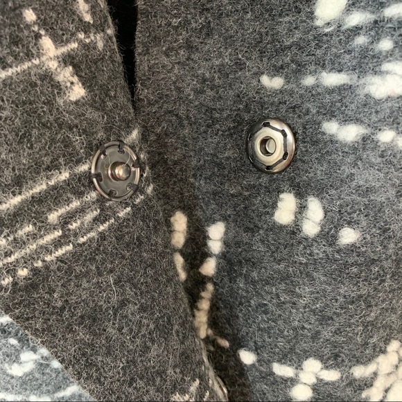 Mystree Wool Blend Snap Front Jacket Size M/L - Picture 4 of 8